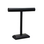 Single Level Black Velvet T-Bar 12"H