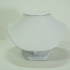 Small White Faux Leather Bust